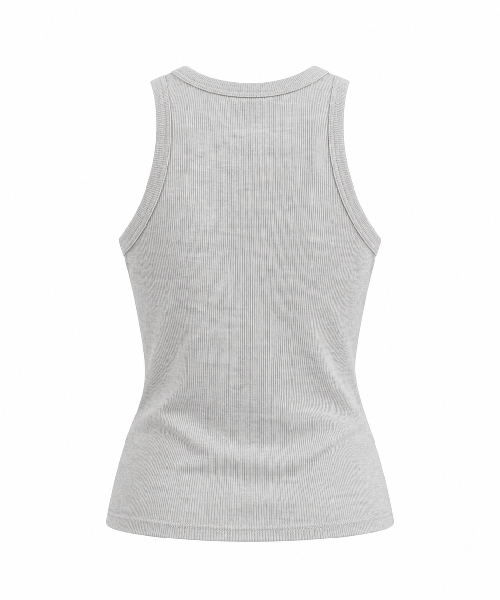 CAMISETA BASICA DE CANALE GRIS CLARO