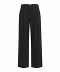 PANTALON LARGO CON GOMA GRIS OSCURO