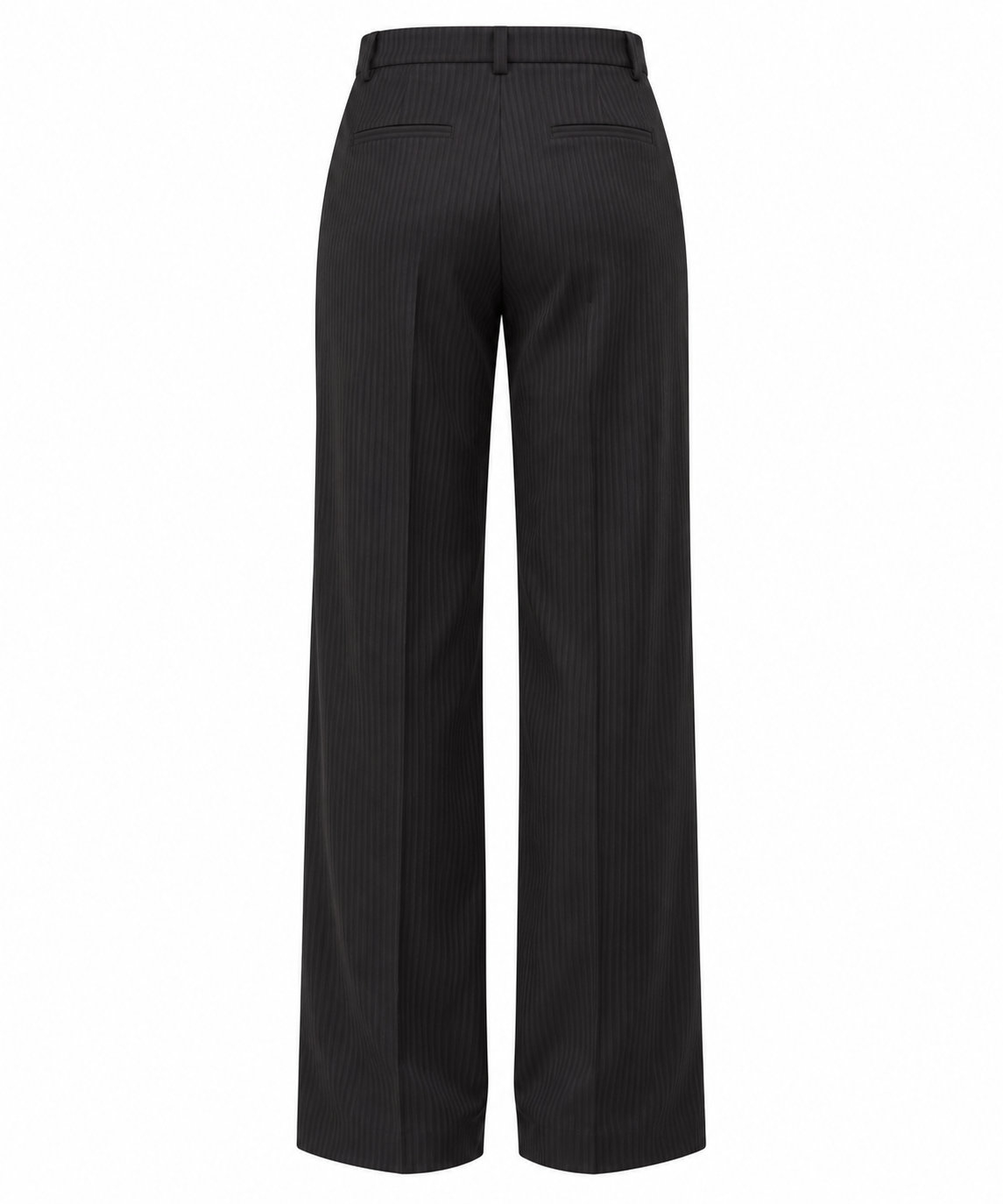 PANTALON LARGO CON GOMA GRIS OSCURO