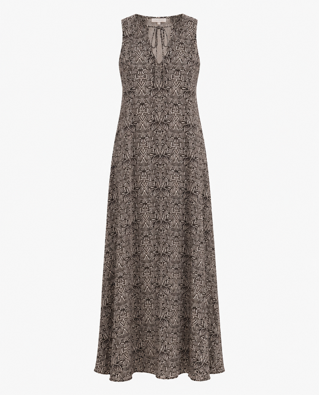 VESTIDO ESTAMPADO CON LUREX