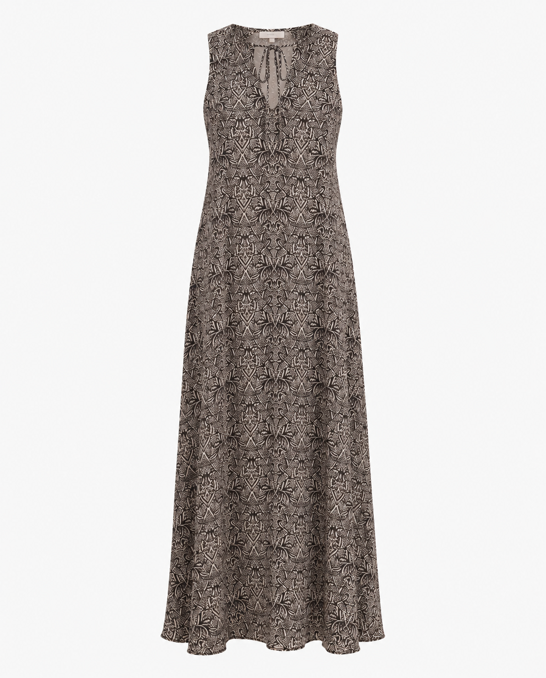 VESTIDO ESTAMPADO CON LUREX