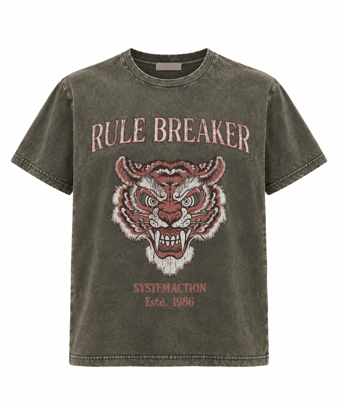 CAMISETA MANGA CORTA PRINT TIGRE
