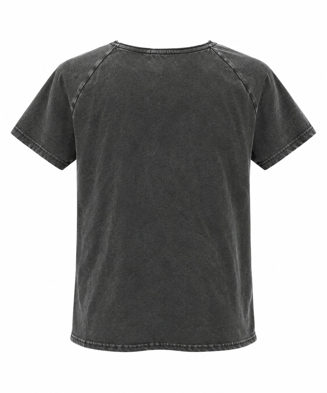 CAMISETA PRINT MANGA RENGLANT GRIS OSCURO