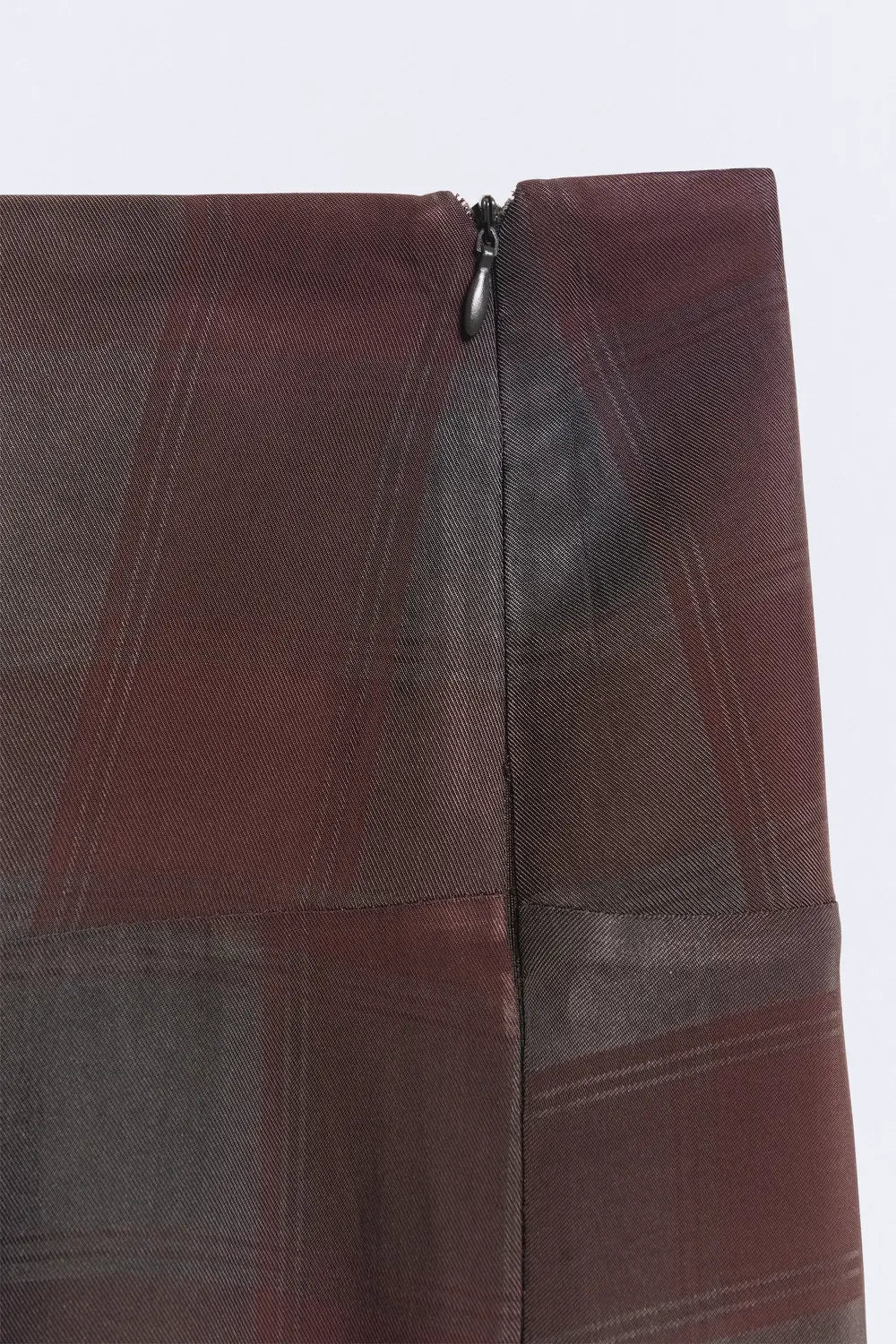 FALDA GALWAY BURGUNDY CHECKS