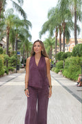TOP CANNES AUBERGINE