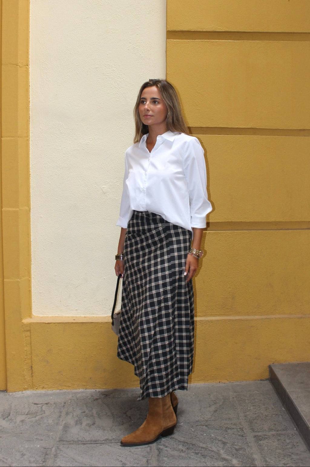 CAMISA MINIMAL BLANCA