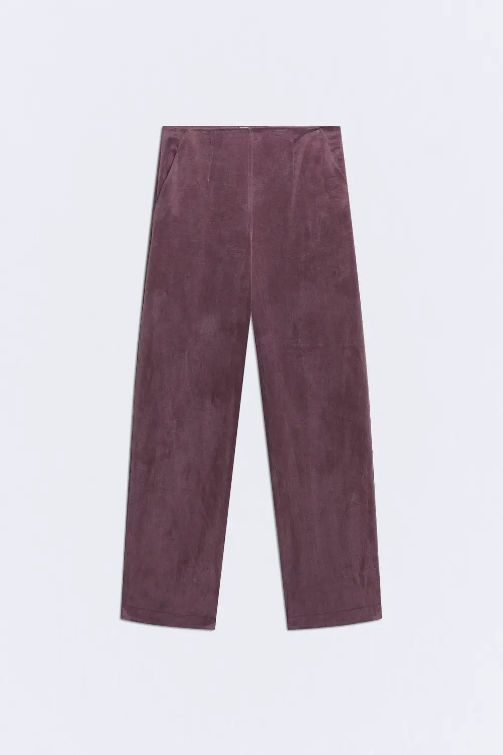 PANTALON CANNES AUBERGINE